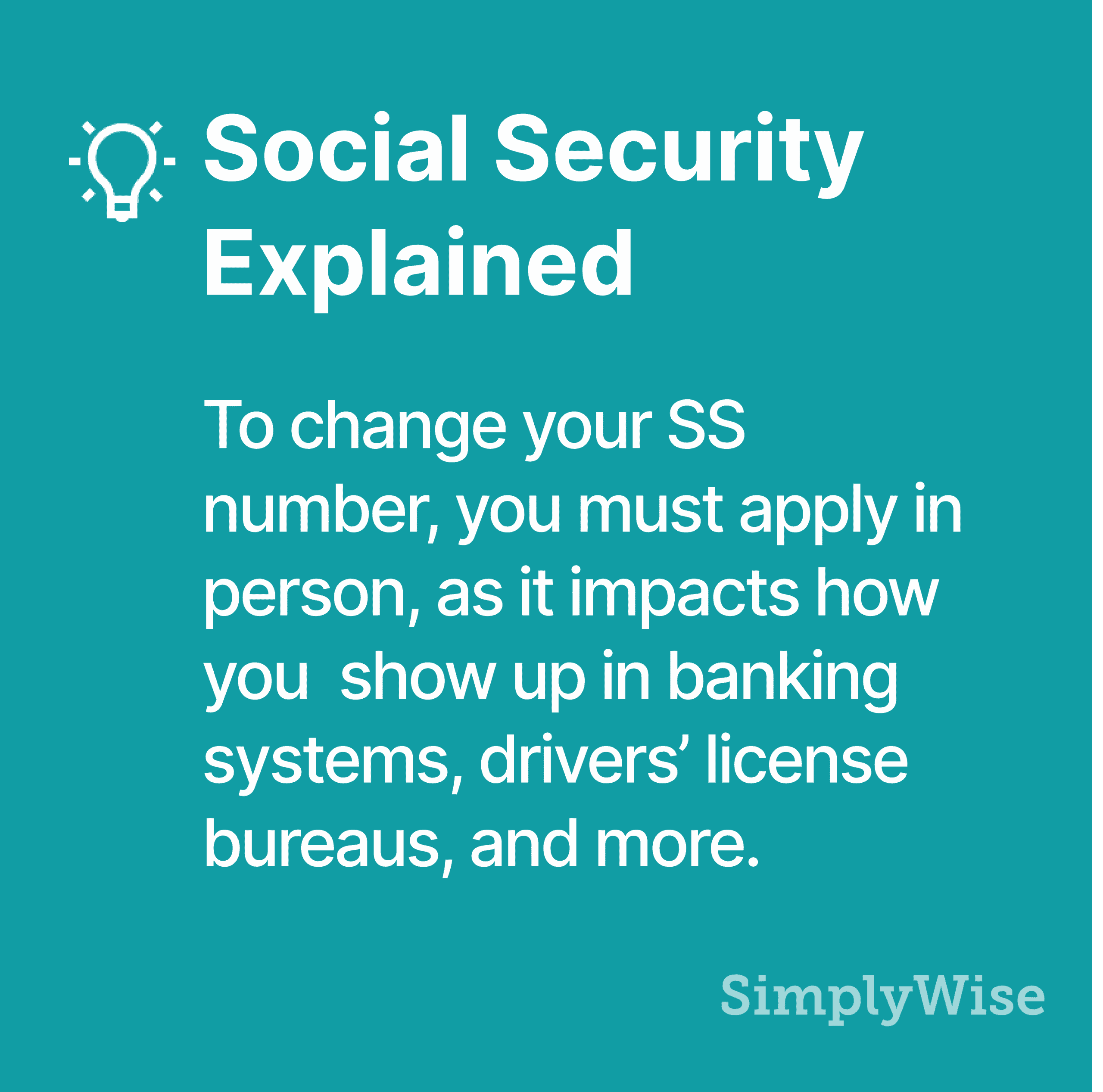 how to change your social security number