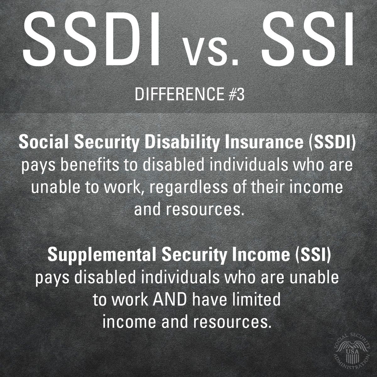 There are many differences between the Social Security Disability Insur ...